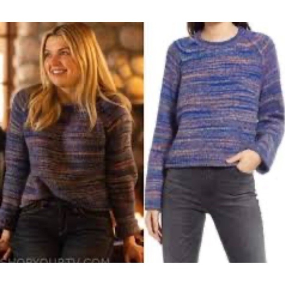 Madewell‎ Kersdale Space Dye Pullover Sweater Size M Comfort Cozy Greys Anatomy